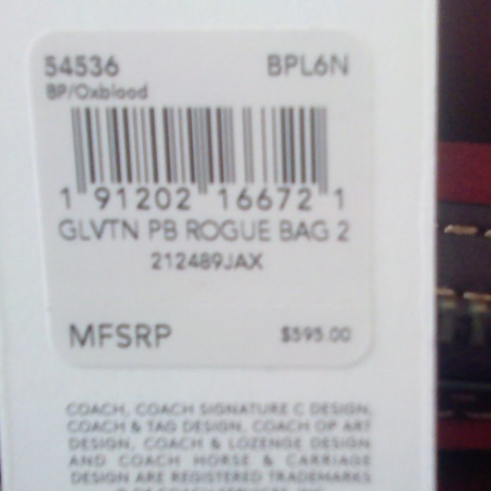 Coach Dark Purple Satchel - Picture 10 of 12